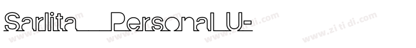 Sarlita   Personal U字体转换